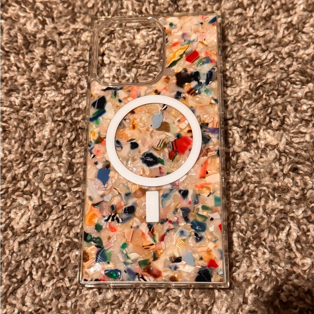 Flaunt Multicolor Tortoise Print iPhone 15 Pro Max case